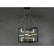 Et2 Chamber 4-Light 23.75" Wide Black / Gold Pendant Light E21226-BKGLD - alternate 3